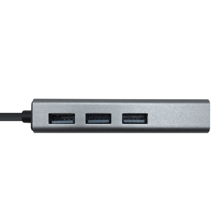 Aisens Conversor USB 3.0 a Ethernet Gigabit + Hub 3x USB 3.0 Gris Aisens Conversor USB 3.0 a Ethernet Gigabit + Hub 3x USB 3.0 Gris